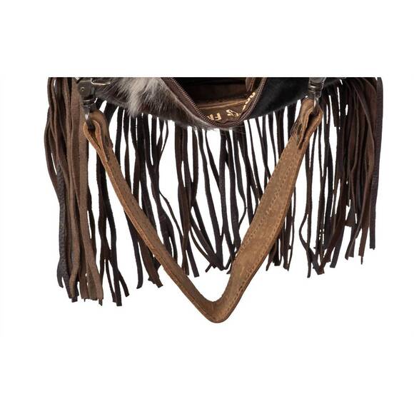 NEW STS RANCHWEAR women's nellie fringe bag in cowhide - Picture 4 of 4